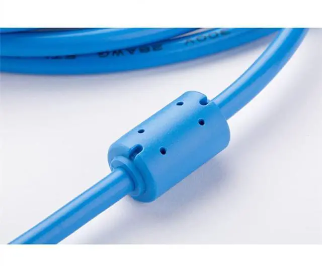 Alt view image 4 of 5 - 10 PCS  USB-FBS-232PO-9F forFBS B1Z Series PLC Programming Cable Download Cable Gold Plated Version (Blue)