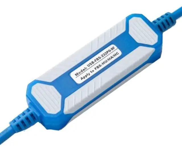 Alt view image 2 of 5 - 10 PCS  USB-FBS-232PO-9F forFBS B1Z Series PLC Programming Cable Download Cable Gold Plated Version (Blue)