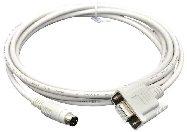 Main image of 10 PCS  AFC8513 Compatible PLC Programming Cable FP0 FP2 FP-M FP-X FP-E FP-G Series Data Communication Download Cable (White 10m)