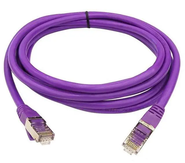 Main image of 10 PCS  Applicable pc-Smart PLC Programming Cable S7-200smart/1200/1500 Network Port Data Communication Download Cable Ethernet Port Purple (3m)