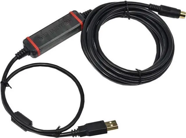Alt view image 2 of 6 - 10 PCS  USB-SC09-FX forMitsubishi FX1N FX2N FX1S FX3U Series PLC Programming Cable Data Download Cable (FTDI Chip Type)