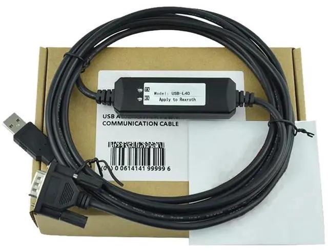 Main image of 10 PCS  USB-L40 PLC Debugging Cable and Computer USB Programming Cable Eco-Friendly Cable Download Cable Data Cable Dual chip Design Industrial Grade 3 Meter