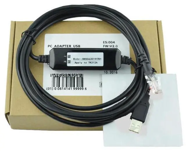 Main image of 3BSC630197R1 Suitable for AC800M Programming Cable USB Data Cable Dual Debug Cable Download Cable Chip Design Industrial Grade 3 Meter