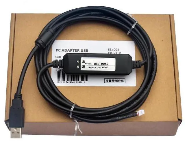 Main image of 10 PCS  USB-MD60 Servo Drive Programming Cable Debugging Cable PC Data Download Cable Normal 3 Meter