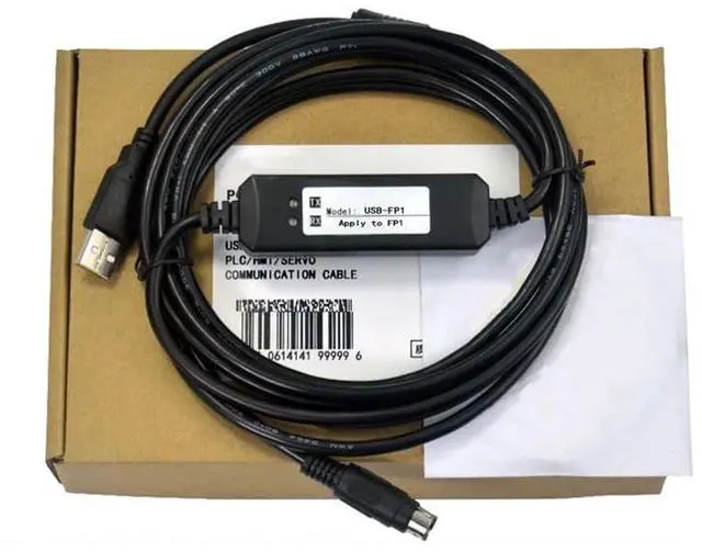 Main image of 10 PCS  USB-FP1 for PLC Debugging Cable Programming Cable Communication Download Cable Data Connection Cable Normal 3 Meter
