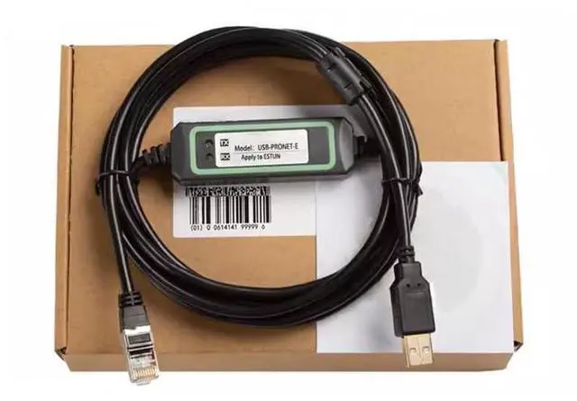 Main image of 10 PCS  USB-PRONET-E for Servo Drive Debugging cable Communication cable Programming cable USB port cable Download cable Stabilized 3 Meter