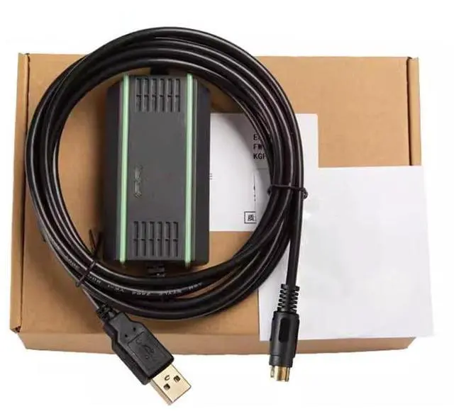 Main image of 10 PCS  Applicable PLC Programming Cable Communication Data Download Cable USB-FC4A Electromagnetic Isolation Model FT232RL Chip (3m)