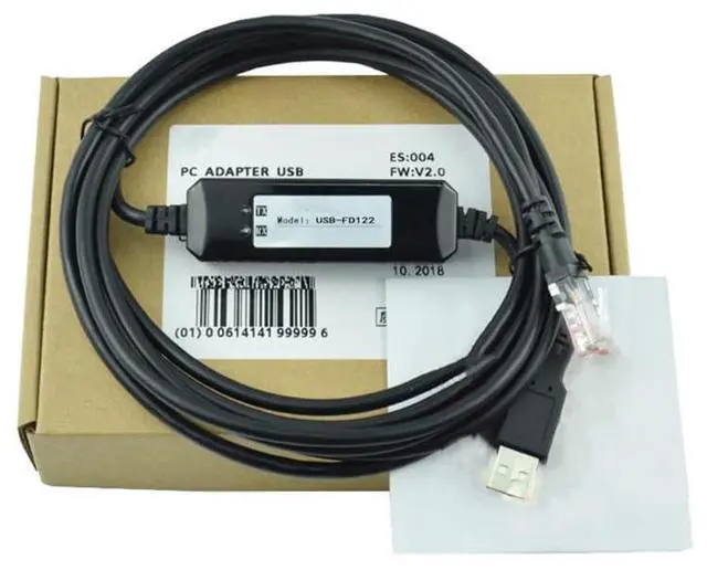 Main image of 10 PCS  for Servo Drive USB-FD122 Debug Programming Cable Download Data Cable Dual Chip Design Industrial Grade (3m)