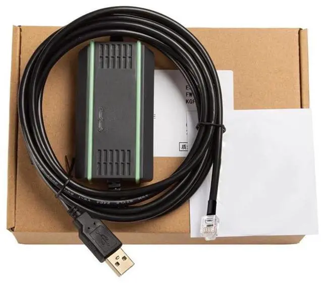 Main image of 10 PCS  ApplicableGE CPE305 IC693CPU35X PLC Programming Cable Data Download Cable IC693CBL316 Electromagnetic Isolation Model FT232RL Chip (3 Meters)