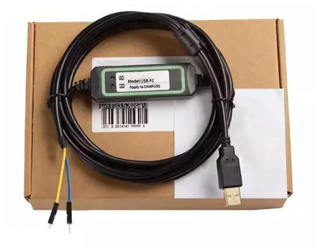 Main image of 10 PCS  for FC-051PK75 Series Inverter Programming Cable Download Data Cable USB-FC Stable Model FT232RL Chip (3m)