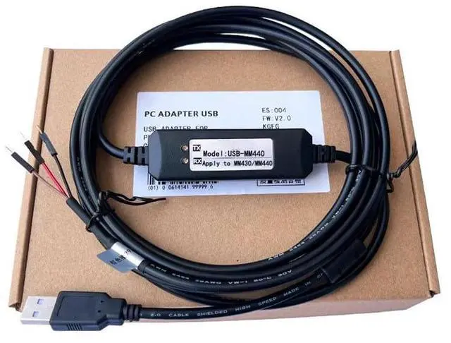 Main image of Compatible Inverter MM440 430 Debugging Cable Computer USB Programming Cable Cable Download Data Cable USB-MM440 Dual Chip Design Industrial Grade (3m)