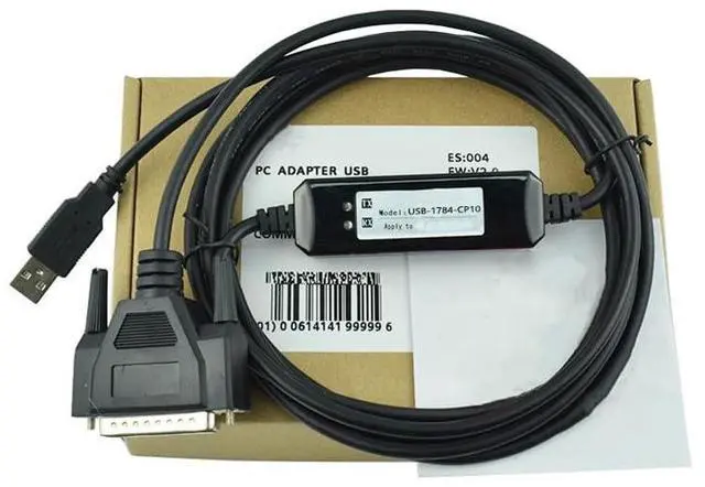 Main image of 10 PCS  USB-1784-CP10 AB PLC/5 Series USB Port Programming Cable Download Cable Dual Chip Design Industrial Grade (3m)