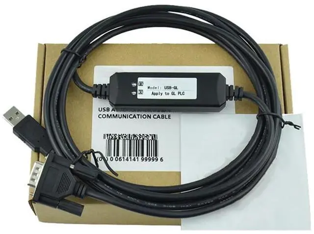 Main image of 10 PCS  for GL40S3/GL120/GL130 Series PLC Programming Cable USB-GL Download Cable Data Cable Dual Chip Design Industrial Grade (3m)