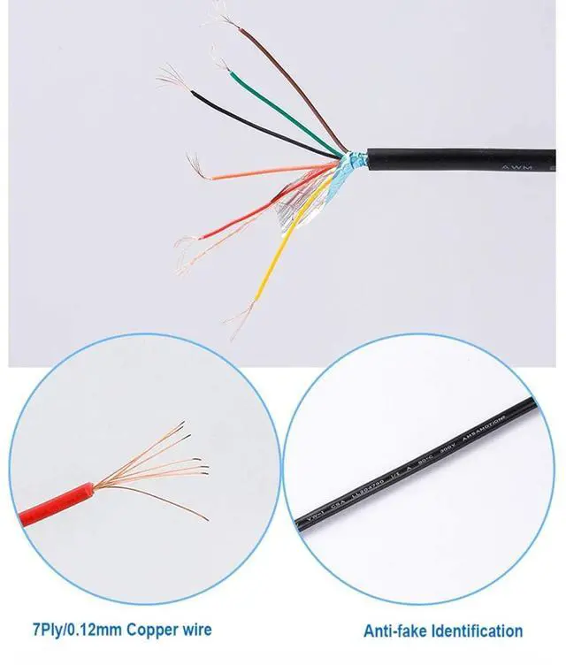Alt view image 3 of 6 - 10 PCS  USB-XC for XC1/XC2/XC3/XC5 XD XE Xinje PLC Programming Cable Data Communication Download Line USB to RS232 Adapter