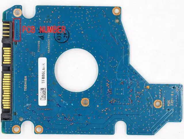 Alt view image 2 of 2 - G002217A / forToshiba Hard disk circuit board / HDD2H03 , HDD2D91 , HDD2H04 , HDD2D90 , HDD2H85 , HDD2D92 , HDD2H02