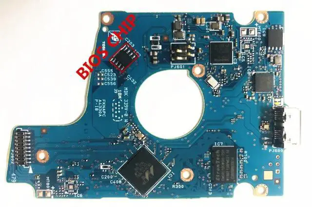 Alt view image 2 of 3 - G0034A / forToshiba HDD PCB / Logic Board /  MQ04UBF100  MQ04UBD200