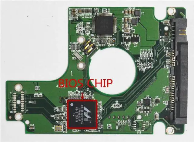 Alt view image 2 of 3 - HDD PCB 2060-701574-001 REV P1 / 2060-701574-001 REV A 2061-701574-A00 2061-701574-D00 2061-701574-A01 2061-701574-D01