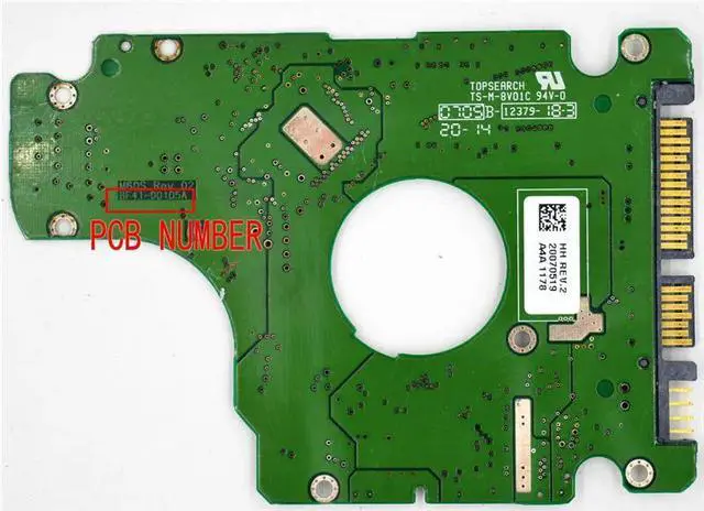 Alt view image 3 of 3 - forSA notebook hard disk circuit board BF41-00105A  M6OS Rev 02 /  HM160JI