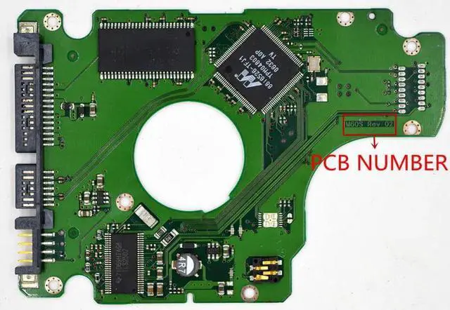 Alt view image 2 of 3 - forSA notebook hard disk circuit board BF41-00105A  M6OS Rev 02 /  HM160JI