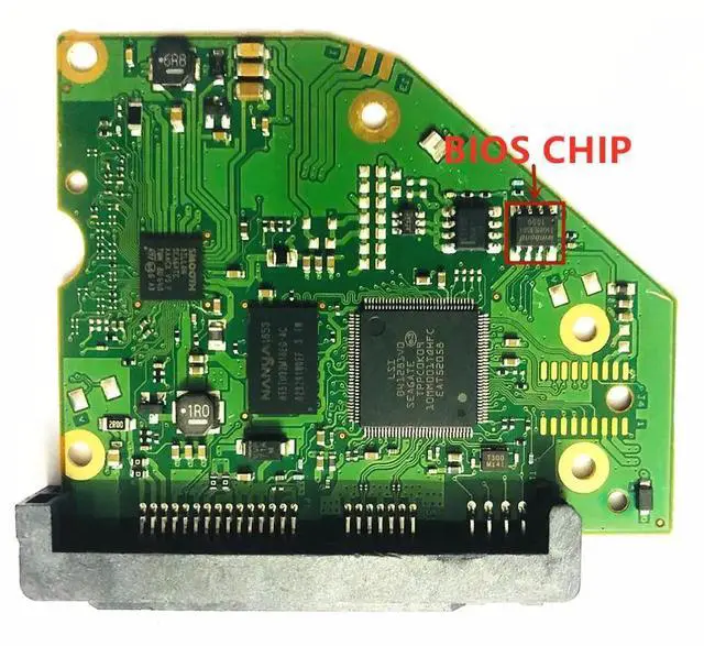 Alt view image 2 of 3 - HDD PCB forSeagate Logic Board / 100808009 REV A / 100808009 REV B