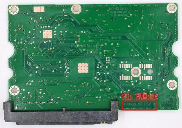 Alt view image 2 of 2 - forSeagate HDD PCB For  100435196 REV A /100430797, 100436226, 100430803,100436228,100436229, ST3500630AS, ST3250620AS