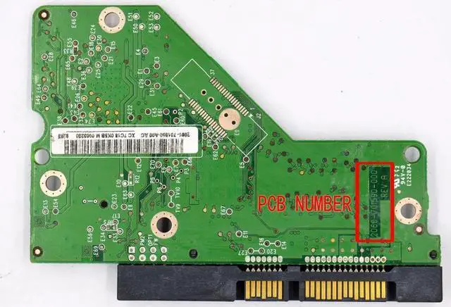 Alt view image 2 of 2 - 2060-701590-000 REV A REV P1 / forWestern Digital hard disk circuit board /  2061-701590-E00 -A00 2061-701590-B00 L00 M00