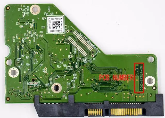 Alt view image 2 of 2 - 2060-771824-006 REV A / forWestern Digital hard disk circuit board / 771824-506 ,771824-706 771824-D06, 771824-B06,771824-A06