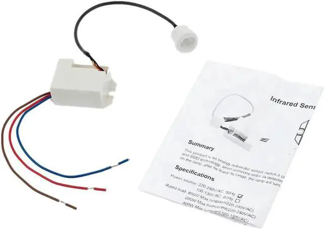 Alt view image 5 of 5 - 360 Degree Recessed PIR Sensor Detector Ceiling Occupancy Motion Light Switch