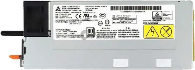Main image of for X3650M5 X3550M5 X3850X6 900W Power Supply 94Y8148 94Y8147 DPS-900DB A