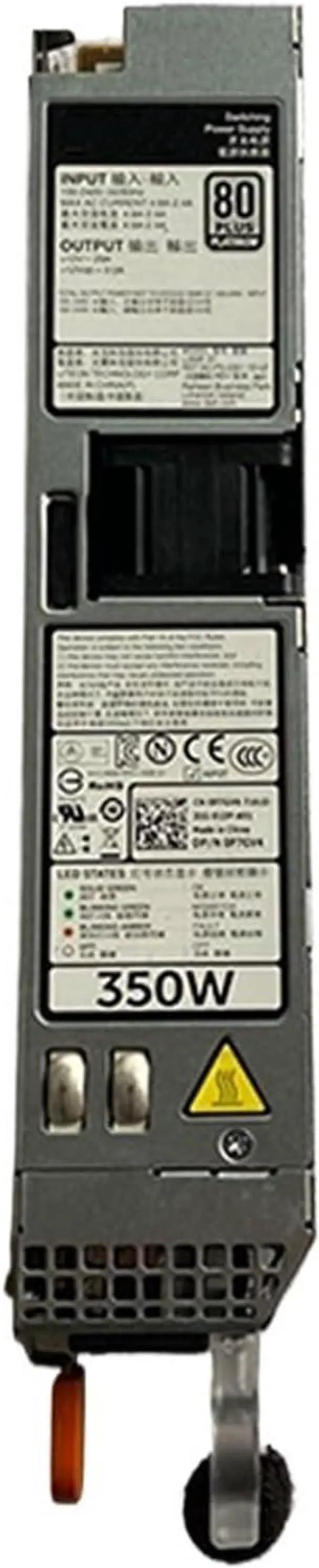 Alt view image 2 of 6 - For R320 R420 350W Power Supply D350E-S1 L350E-S1 09WR03 9WR03 0Y8Y65 Y8Y65