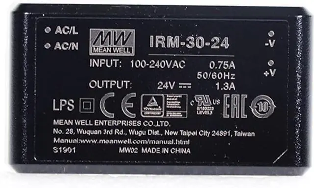 Main image of IRM-30-24 30W PCB assemble Encapsulated Power Module 110V/220V AC to 24V DC 1.3A Module type Power Supply PSU