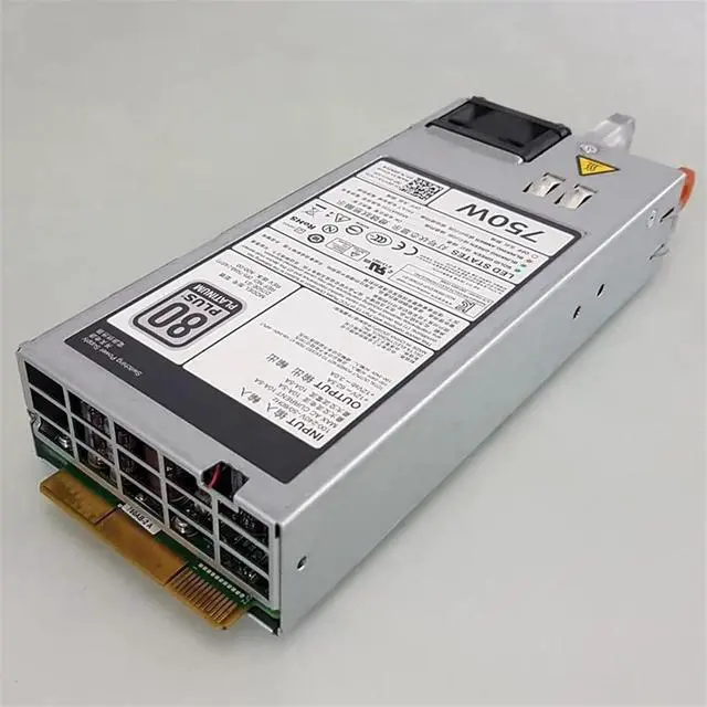 Alt view image 3 of 6 - For R520 R620 R720 T620 T420 750W Power Supply F750E-S0 E750E-S0 D750E-S3 05NF18 06W2PW 079RDR 09PXCV 0YNCW3