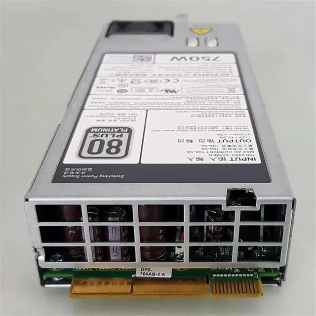 Alt view image 4 of 6 - For R520 R620 R720 T620 T420 750W Power Supply F750E-S0 E750E-S0 D750E-S3 05NF18 06W2PW 079RDR 09PXCV 0YNCW3