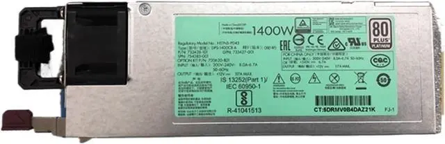 Main image of for DL388 G9 1400W Server Power Supply 720620-B21 733428-101 HSTNS-PD43 733427-010 DPS-1400CB A 754383-001