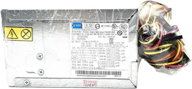 Main image of for Dge 72 M72e 280W Power Supply PC6001 FRU 54Y8894 54Y8895 24PIN+4PIN