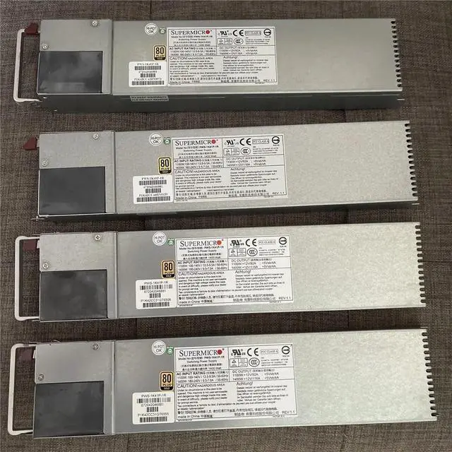 Alt view image 2 of 2 - PWS-1K41P-1R 1400W Watt High Efficiency Swap Power Supply for T740 55E Server PSU