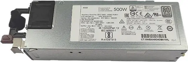 Main image of 500W for DL380 G10 Gen10 500W Server Power Supply HSTNS-PL40-1 865398-001 866729-001 865399-201 865408-B21