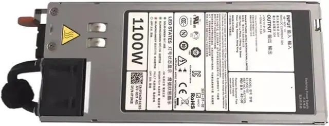 Main image of E1100D-S0 for R920 R820 1100W Server Power Supply AA27120L E 5G4WK 05G4WK Y1MGX 0Y1MGX 06RYJ9