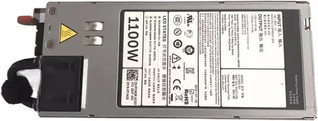 Alt view image 5 of 5 - E1100D-S0 for R920 R820 1100W Server Power Supply AA27120L E 5G4WK 05G4WK Y1MGX 0Y1MGX 06RYJ9