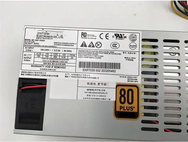 Alt view image 5 of 6 - 1pc for Server Power Supply for Enhance ENP-7030B Flex-ATX ENP-7030B1 300W