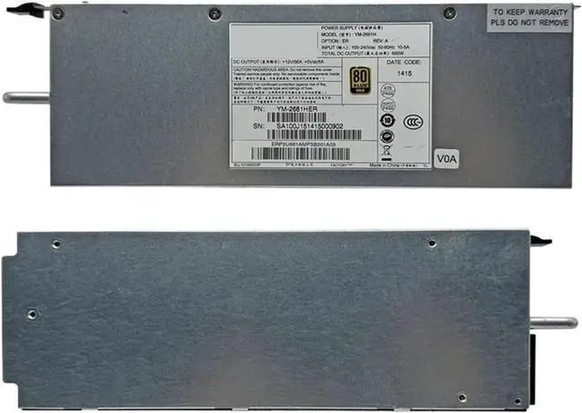 Main image of 1pc YM-2681H 100-240V 50-60HZ 680W Hot-Swappable Server Redundant Power Supply