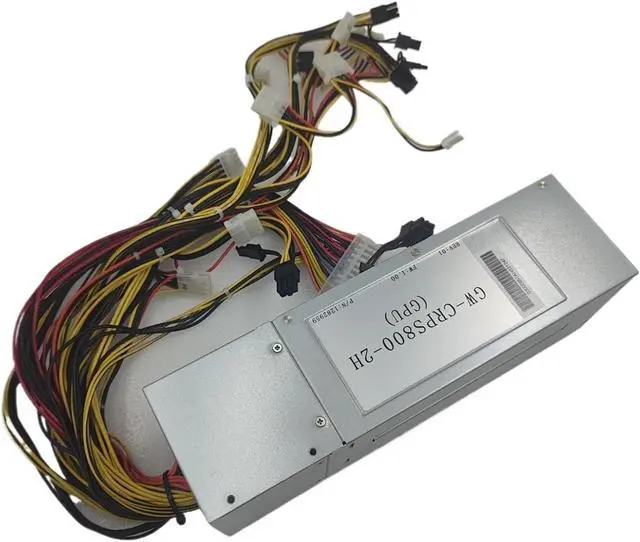 Alt view image 2 of 3 - 1pc GW-CRPS800-2H Power Supply Frame Backplane with 2xCPU 8PIN 4xGPU 6+2PIN Support 550W 800W 1200W 1300W Power Module