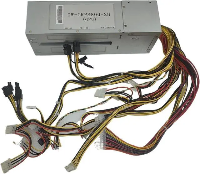 Alt view image 3 of 3 - 1pc GW-CRPS800-2H Power Supply Frame Backplane with 2xCPU 8PIN 4xGPU 6+2PIN Support 550W 800W 1200W 1300W Power Module