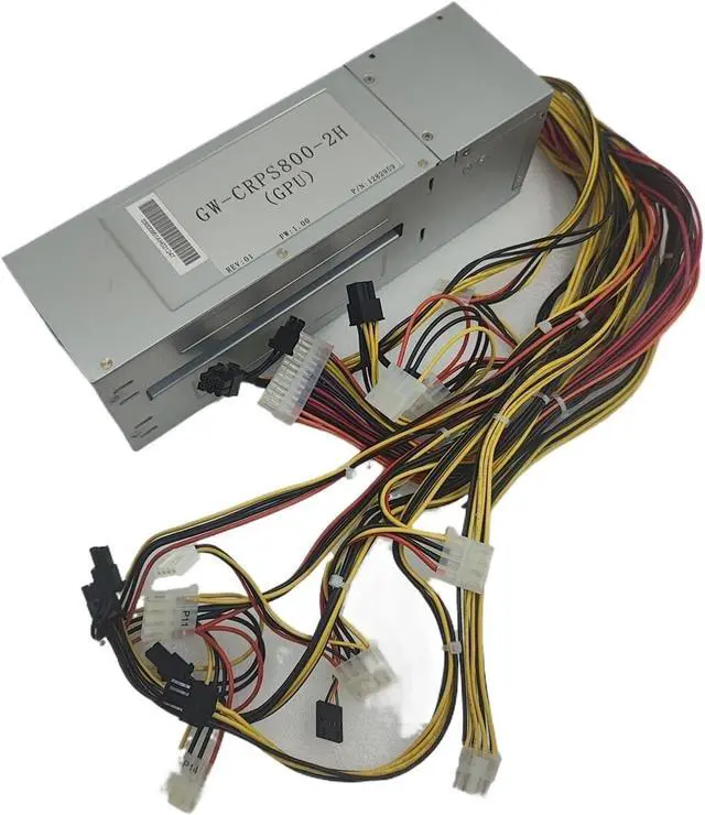 Main image of 1pc GW-CRPS800-2H Power Supply Frame Backplane with 2xCPU 8PIN 4xGPU 6+2PIN Support 550W 800W 1200W 1300W Power Module