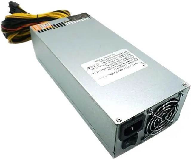 Alt view image 4 of 4 - 1pc 2500W 2400W High-Power Computer Power Supply GPU Server PSU 10x6pin GPU Power Cable