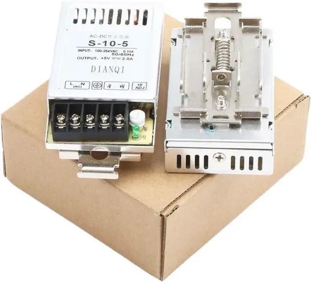 Alt view image 5 of 6 - 1pc Switching Power Supply Din Rail 10W 5V 2a Power Supply ac ac to Switching Power Supply led Driver S-10-5