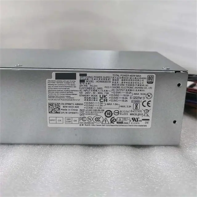 Alt view image 6 of 6 - 1pc 460W Power Supply Adapter for 7000 3000 5000 3020 7020 MT 3690 3901 3910 3900 8950 8960 T3660