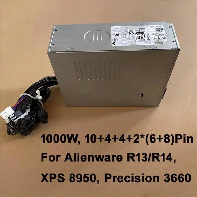Alt view image 2 of 6 - 1pc 1000W Power Supply for R13/R14 8950 T3660 5000 7000 XE4 Tower D1000EPS-00 AC1000EPS-00 L1000EPS-00