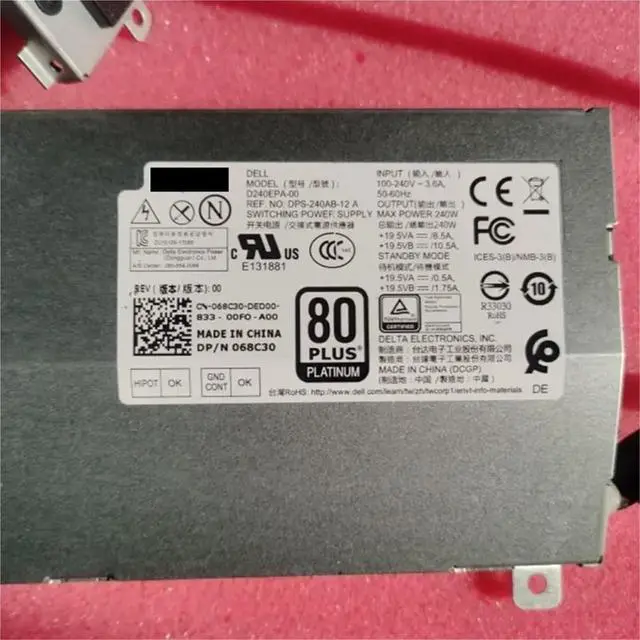 Alt view image 4 of 6 - 1pc Power Supply for 5260 7460 7470 AIO L240EPA-00 D240EPA-00 68C30 451FP YH49N M65JR