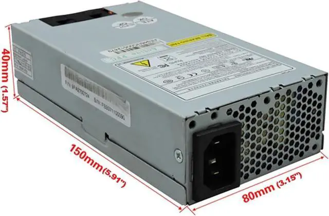 Alt view image 5 of 6 - 270W Server Power Supply for FSP270-60LE 1U PSU Flex ATX NAS Shuttle 24Pin +4Pin